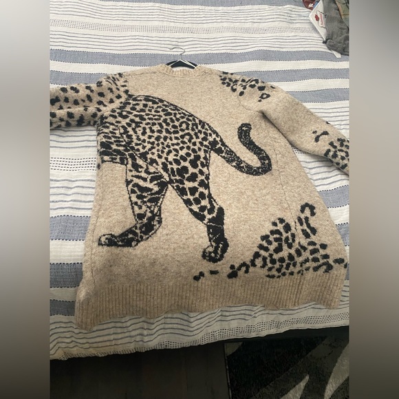 Lucerne Leopard Cardigan Medium Petit - Picture 4 of 5